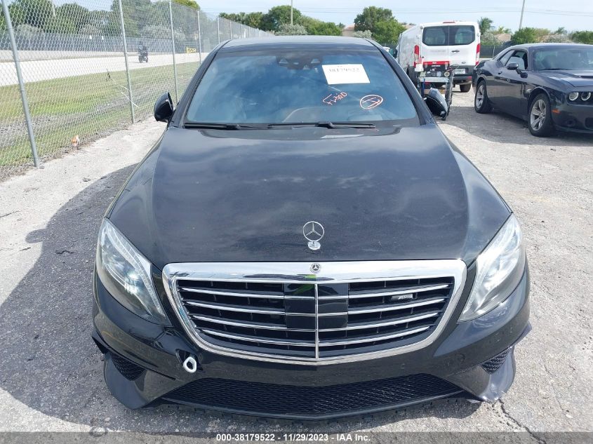 2015 MERCEDES-BENZ S 63 AMG 4MATIC WDDUG7JBXFA178481