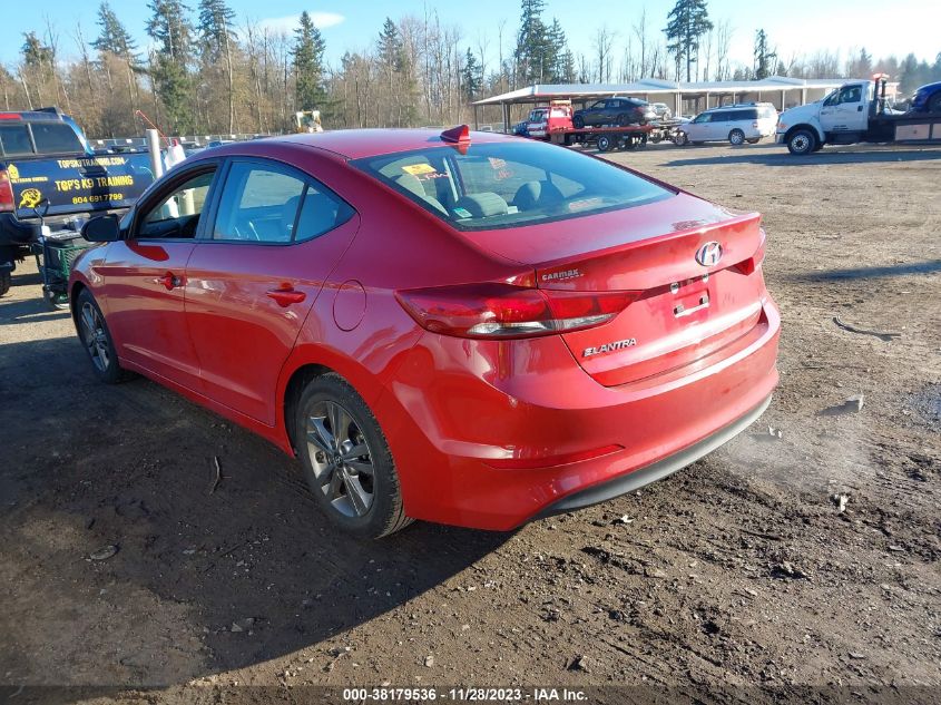 2018 HYUNDAI ELANTRA SEL - 5NPD84LF2JH305621