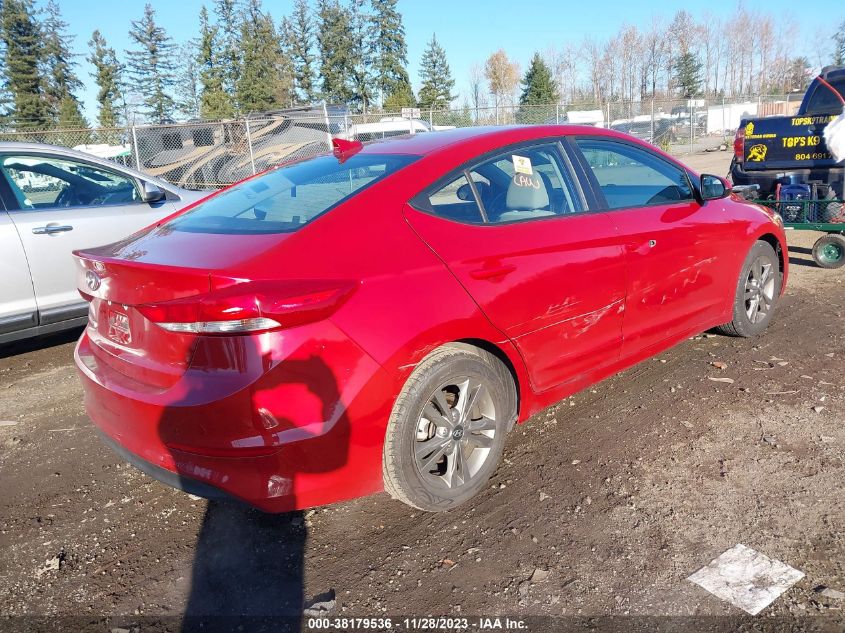 2018 HYUNDAI ELANTRA SEL - 5NPD84LF2JH305621