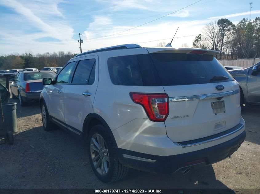 2018 FORD EXPLORER LIMITED - 1FM5K7F88JGB75123