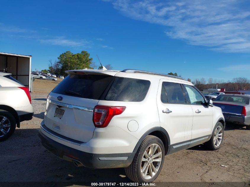 2018 FORD EXPLORER LIMITED - 1FM5K7F88JGB75123