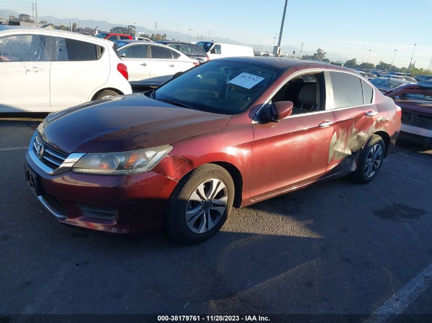 2014 HONDA ACCORD LX - 1HGCR2F32EA042737