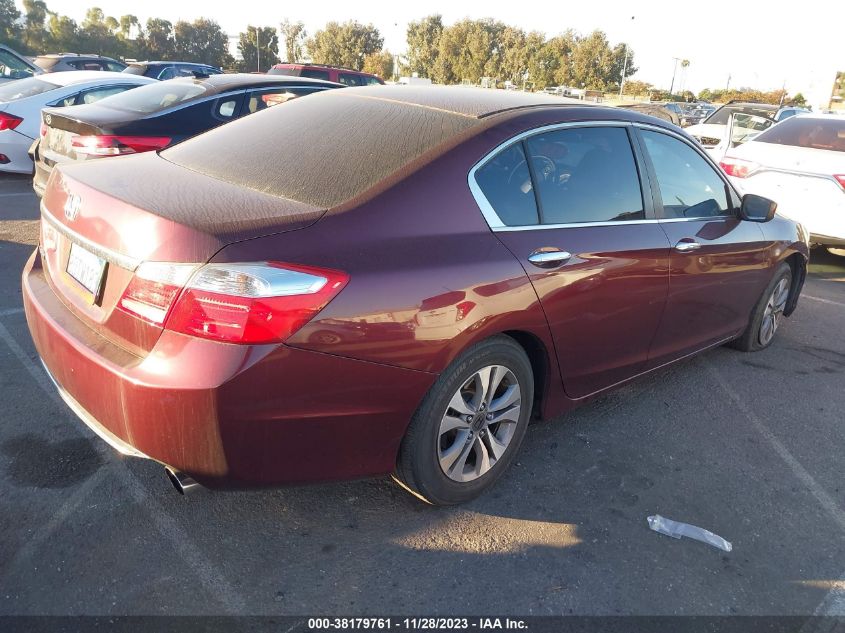2014 HONDA ACCORD LX - 1HGCR2F32EA042737