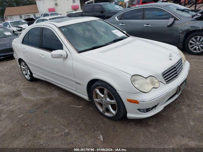 WDBRF52H87F875418 | 2007 MERCEDES-BENZ C-CLASS