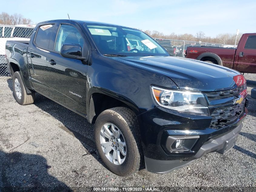 2022 CHEVROLET COLORADO LT - 1GCGTCEN1N1307626