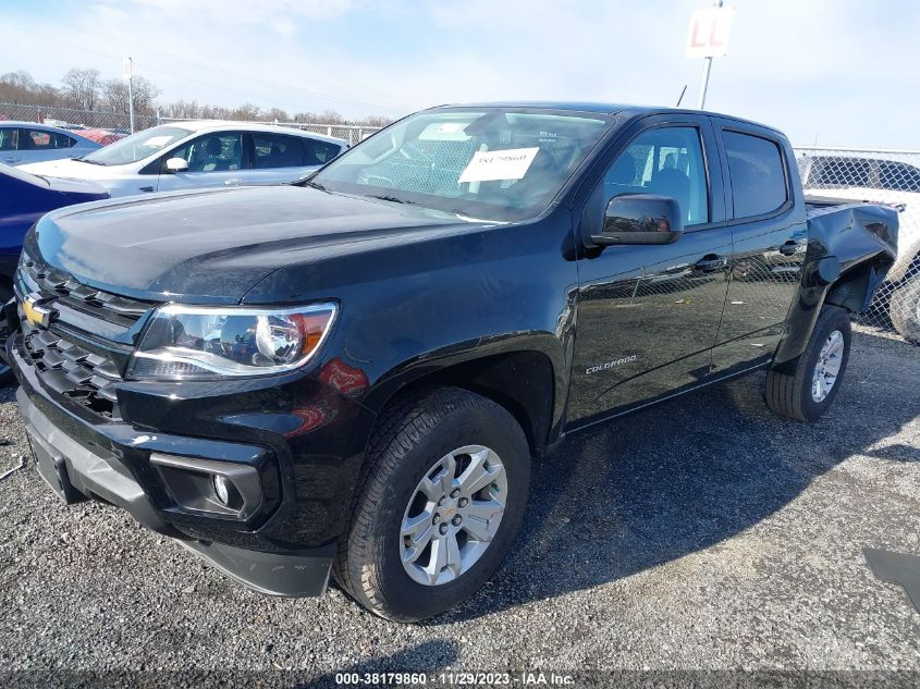 2022 CHEVROLET COLORADO LT - 1GCGTCEN1N1307626