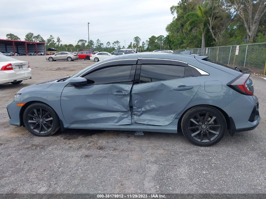 2021 HONDA CIVIC EX - SHHFK7H68MU214648