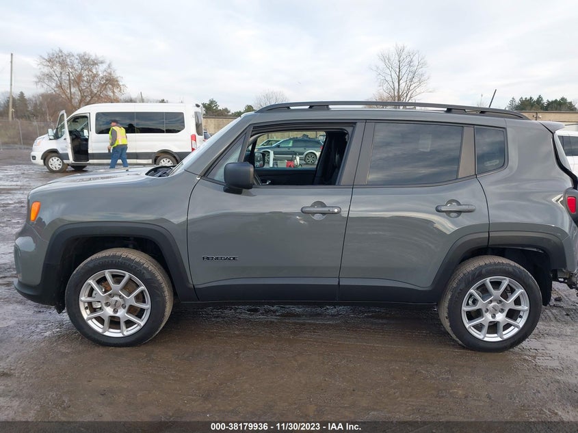 VIN ZACNJDB11NPN86013 2022 JEEP RENEGADE LATITUDE 4X4