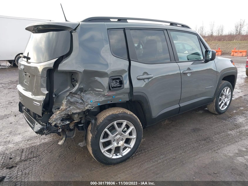 VIN ZACNJDB11NPN86013 2022 JEEP RENEGADE LATITUDE 4X4