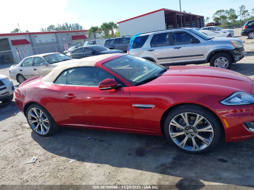 2014 JAGUAR XK SAJWA4GB9ELB52990