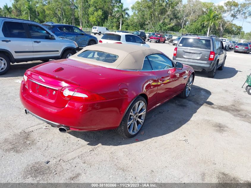 2014 JAGUAR XK SAJWA4GB9ELB52990