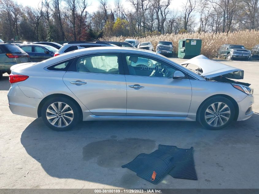 2017 HYUNDAI SONATA SPORT - 5NPE34AF9HH587191
