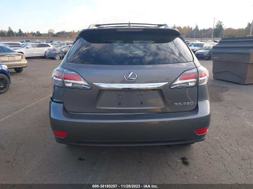 2013 LEXUS RX 350 350/BASE/F SPORT - 2T2BK1BA4DC207934