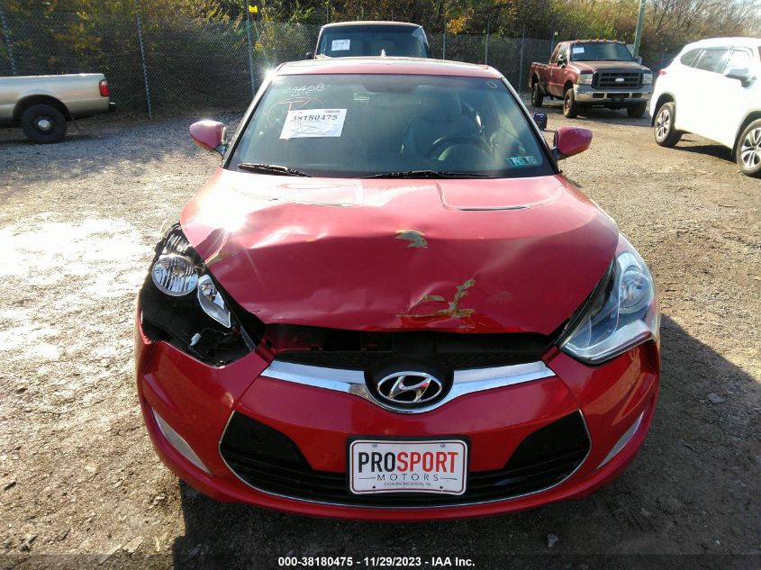 2013 HYUNDAI VELOSTER BASE W/GRAY - KMHTC6AD4DU120158