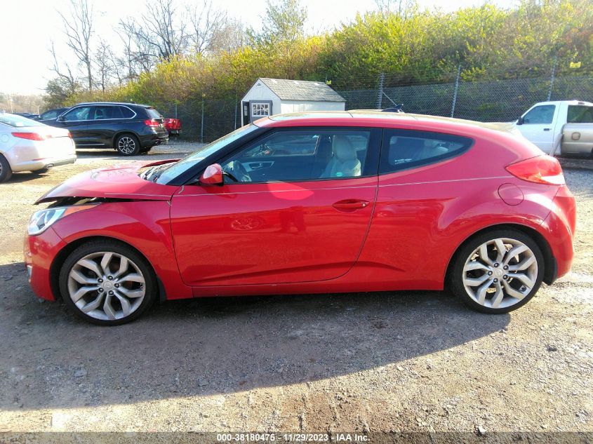 2013 HYUNDAI VELOSTER BASE W/GRAY - KMHTC6AD4DU120158