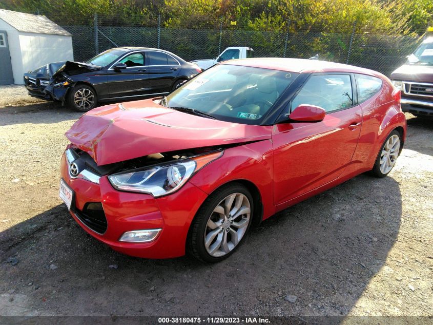 2013 HYUNDAI VELOSTER BASE W/GRAY - KMHTC6AD4DU120158