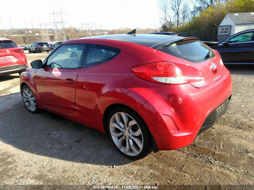 2013 HYUNDAI VELOSTER BASE W/GRAY - KMHTC6AD4DU120158