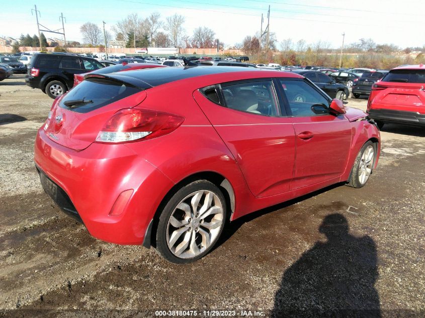 2013 HYUNDAI VELOSTER BASE W/GRAY - KMHTC6AD4DU120158