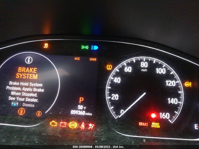 2019 HONDA ACCORD SPORT - 1HGCV1F39KA134462