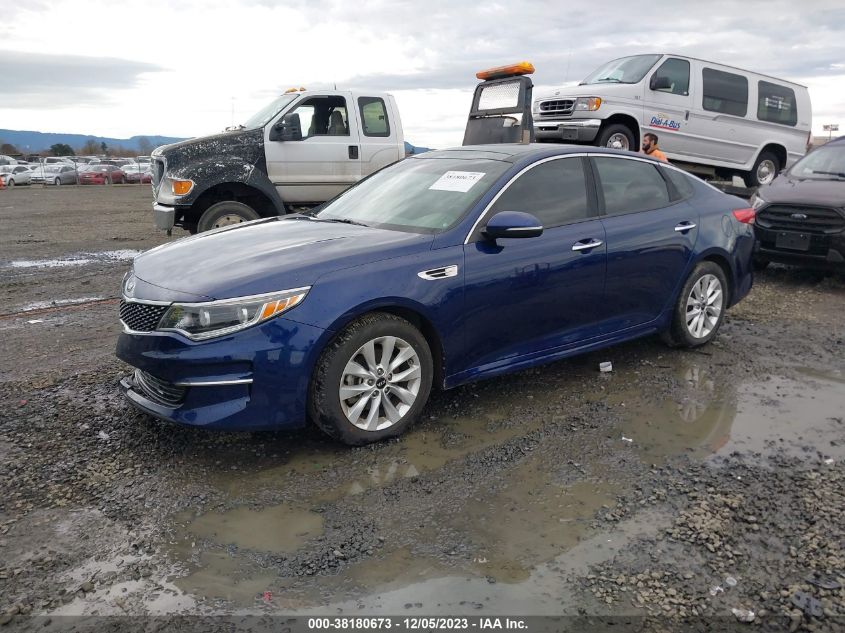 2016 KIA OPTIMA EX - 5XXGU4L38GG073495