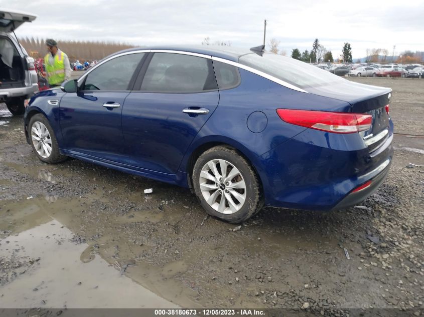 2016 KIA OPTIMA EX - 5XXGU4L38GG073495