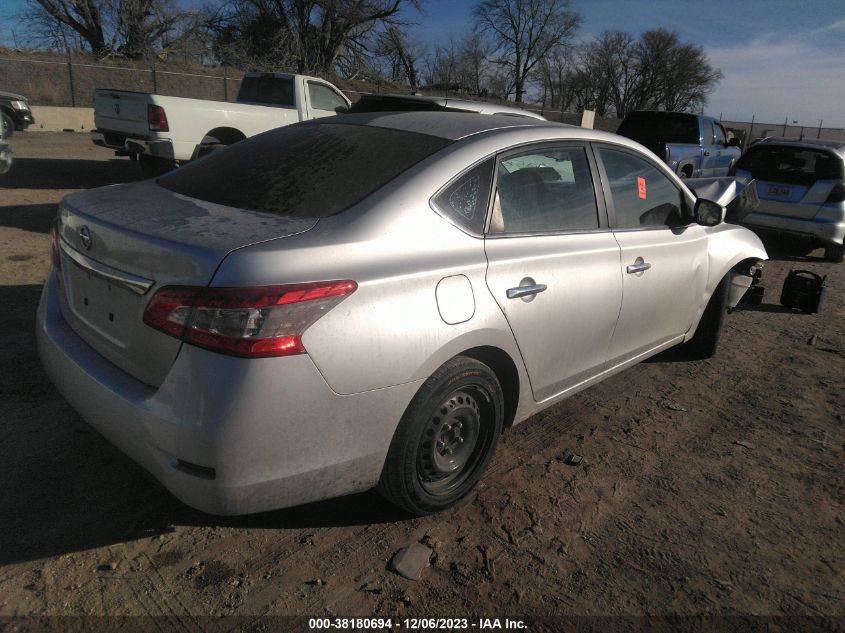 2015 NISSAN SENTRA S/SV/SR/SL - 3N1AB7AP1FY342058