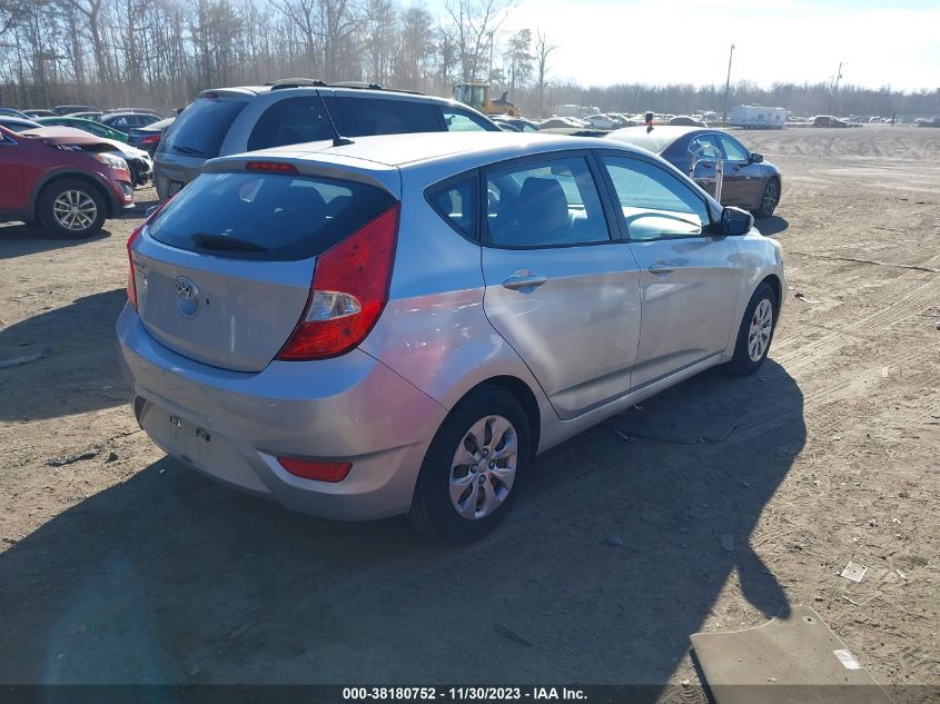 2016 HYUNDAI ACCENT SE - KMHCT5AE1GU250888