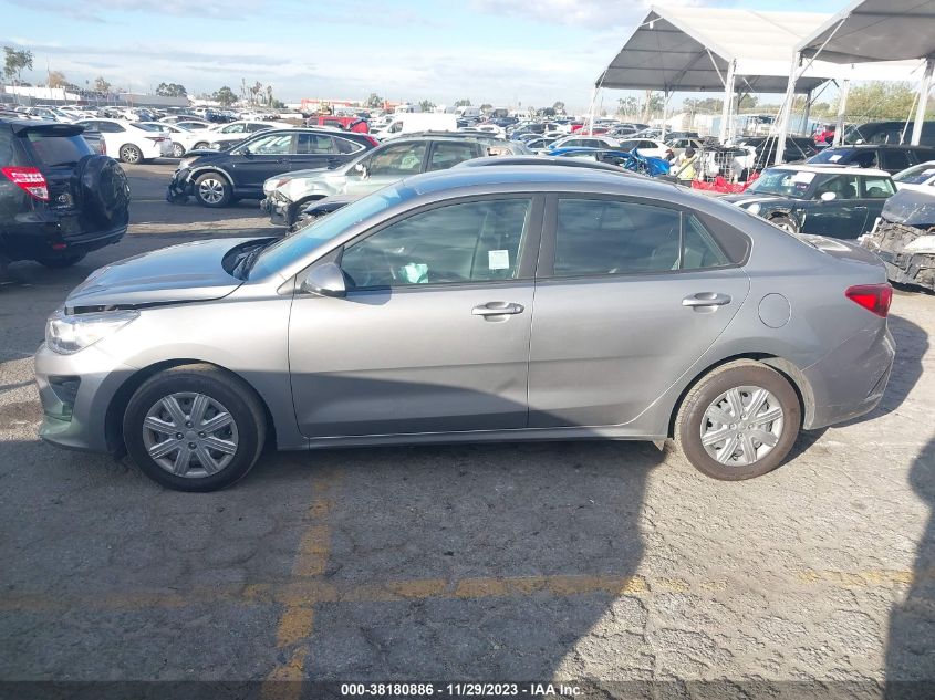 2022 KIA RIO LX/S - 3KPA24ADXNE491148