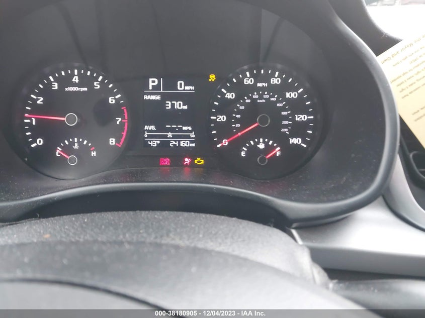 VIN 3KPA24AD2LE360101 2020 KIA RIO LX/S