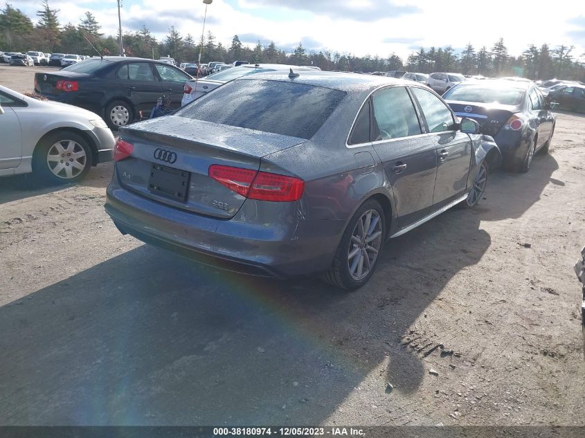 2015 AUDI A4 PREMIUM PLUS - WAUFFAFL3FN039920