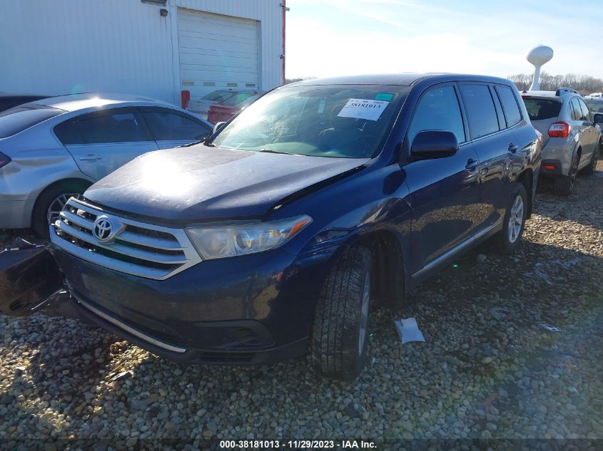 2013 TOYOTA HIGHLANDER PLUS/SE - 5TDBK3EH9DS241738