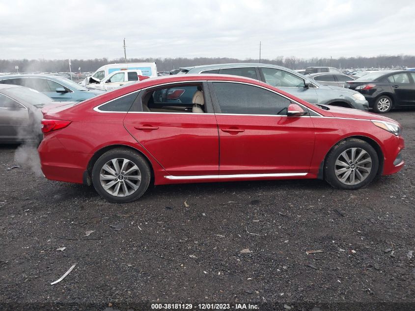 2017 HYUNDAI SONATA SPORT/LIMITED - 5NPE34AF7HH481399