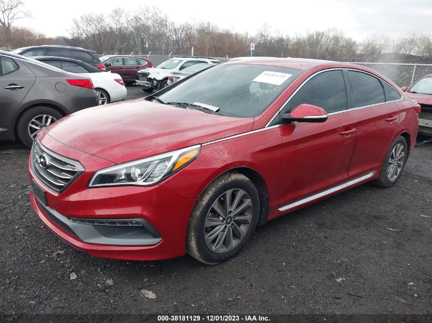 2017 HYUNDAI SONATA SPORT/LIMITED - 5NPE34AF7HH481399
