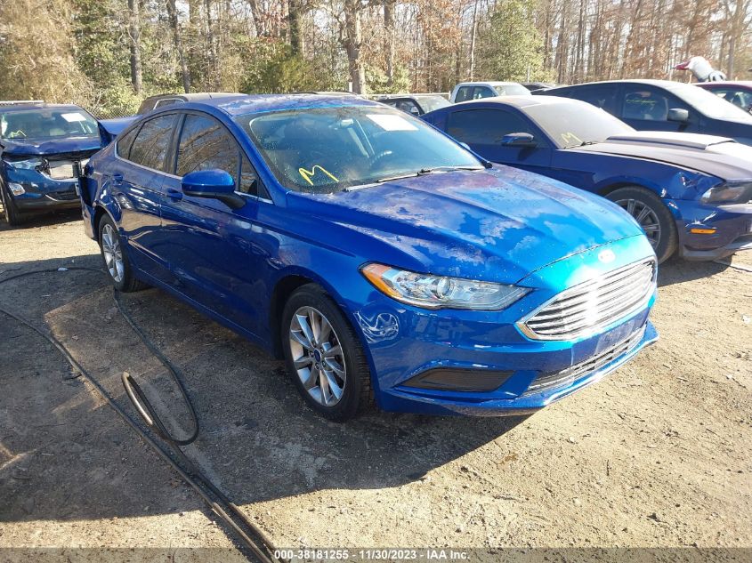 2017 FORD FUSION SE - 3FA6P0HD2HR309984