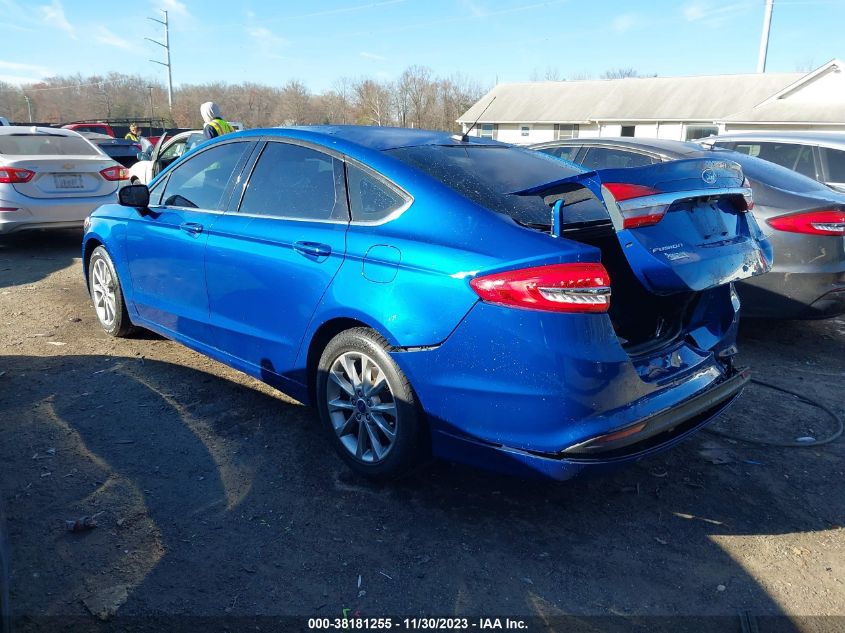 2017 FORD FUSION SE - 3FA6P0HD2HR309984