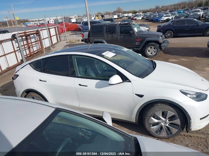 2022 TESLA MODEL Y - 7SAYGDEE4NF372169