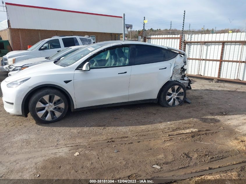 2022 TESLA MODEL Y - 7SAYGDEE4NF372169