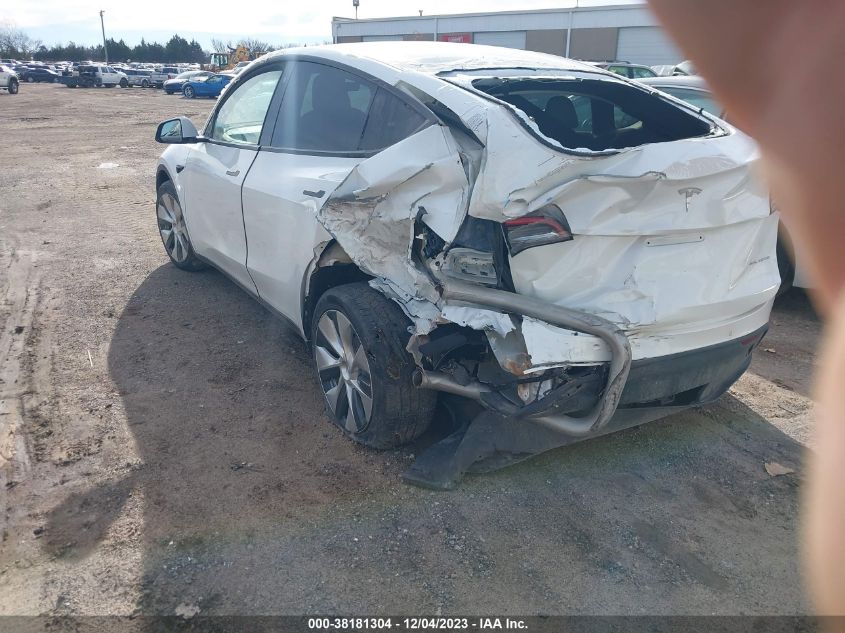 2022 TESLA MODEL Y - 7SAYGDEE4NF372169