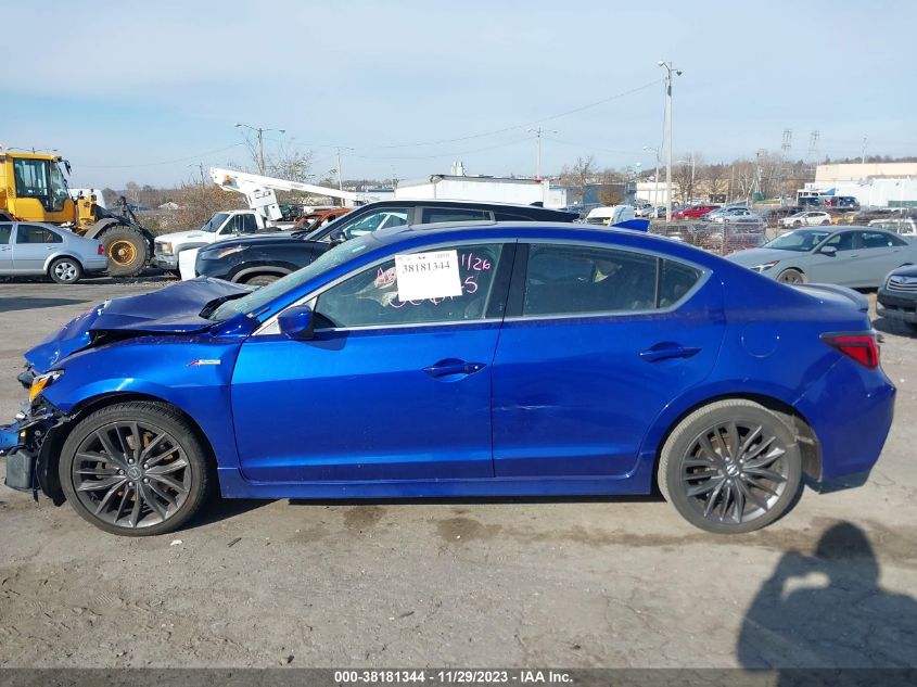 2019 ACURA ILX PREMIUM A-SPEC/TECHNOLOGY - 19UDE2F88KA006445