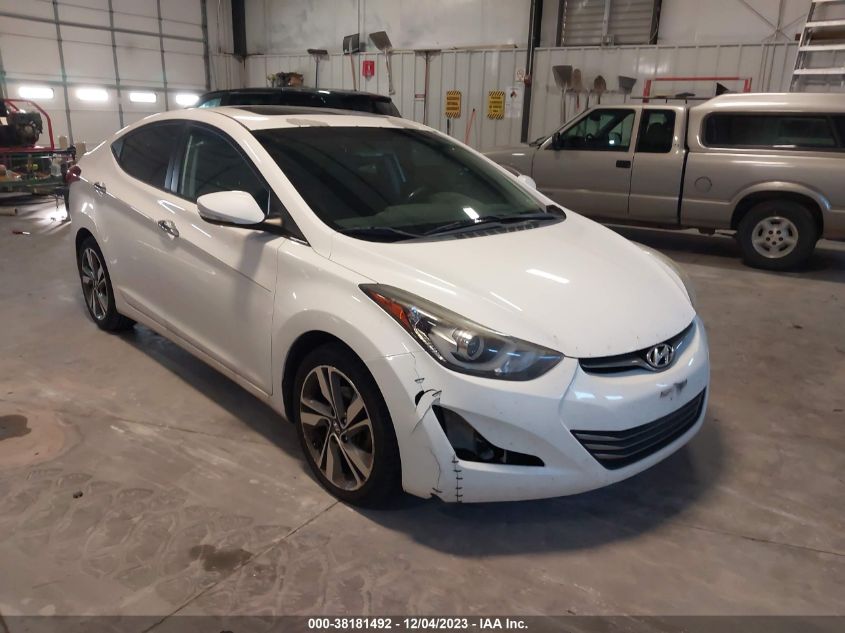 2014 HYUNDAI ELANTRA LIMITED - 5NPDH4AE6EH504140