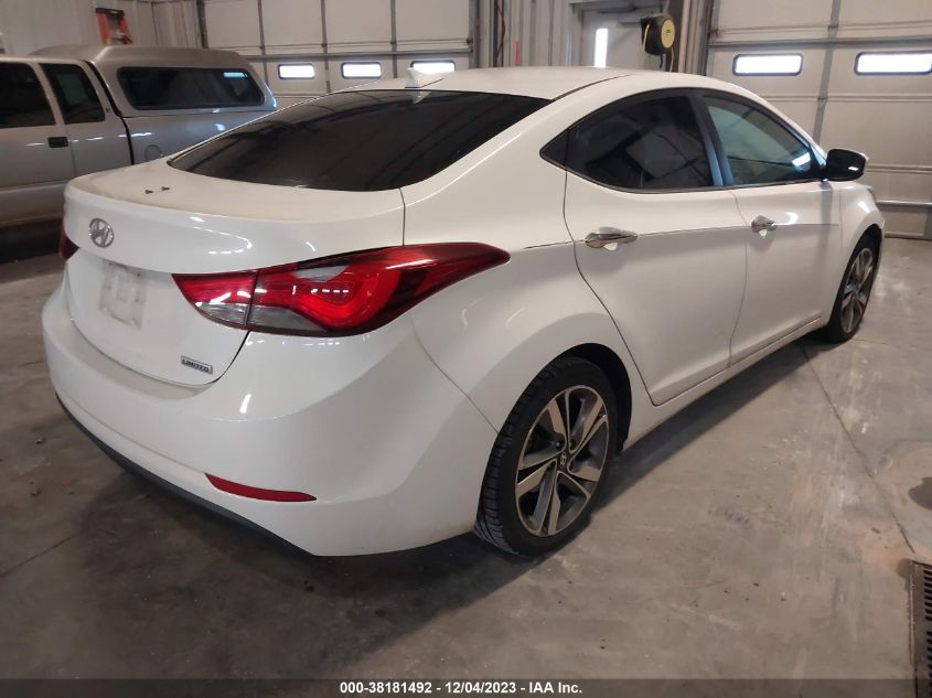 2014 HYUNDAI ELANTRA LIMITED - 5NPDH4AE6EH504140
