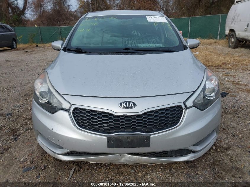 2015 KIA FORTE LX - KNAFK4A67F5418501