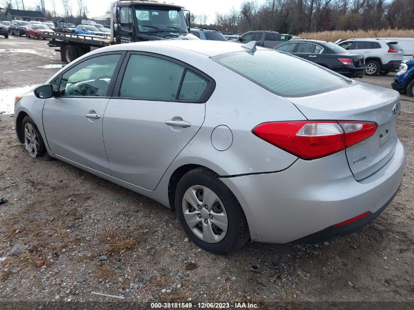 2015 KIA FORTE LX - KNAFK4A67F5418501