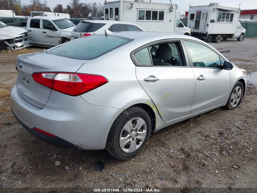 2015 KIA FORTE LX - KNAFK4A67F5418501