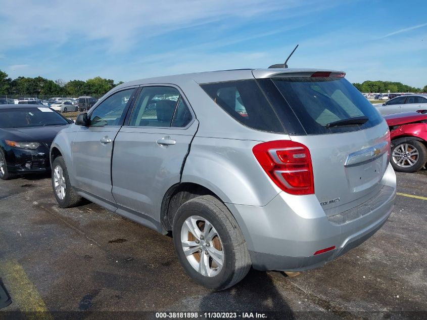 VIN 2GNALBEK9H6104403 2017 CHEVROLET EQUINOX LS