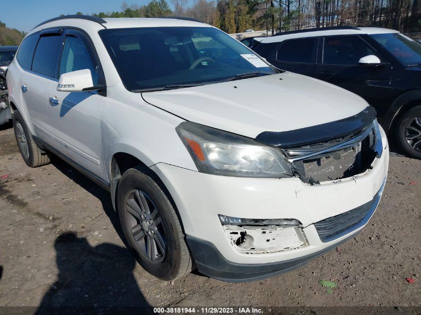2015 CHEVROLET TRAVERSE LT - 1GNKRGKDXFJ257345