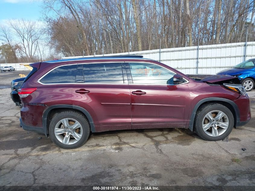 2018 TOYOTA HIGHLANDER LIMITED/LTD PLATINUM - 5TDDZRFH6JS855955