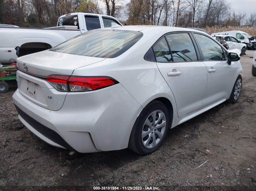 2020 TOYOTA COROLLA LE - JTDEPRAE5LJ091569