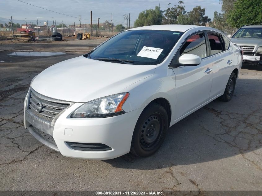 2014 NISSAN SENTRA S/SV/SR/SL - 3N1AB7AP4EL663023