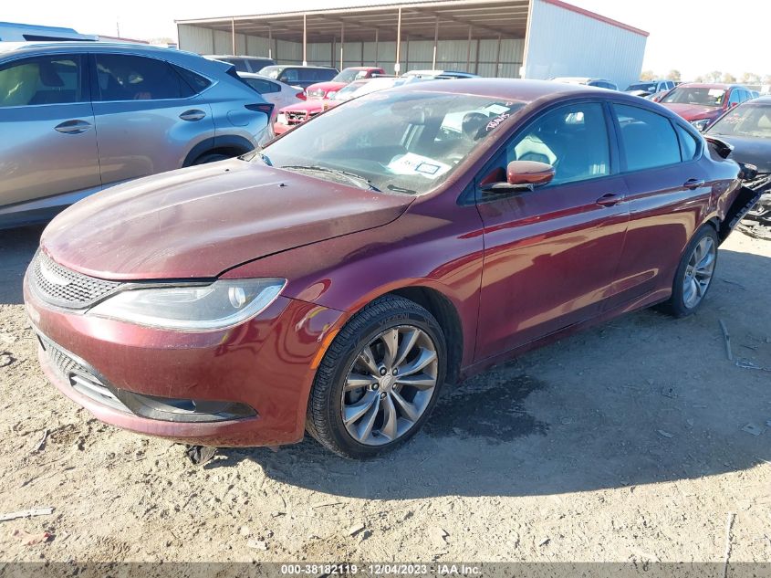 2015 CHRYSLER 200 S - 1C3CCCBB3FN752053